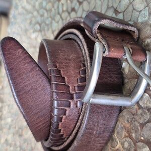 Cole Haan Men's Brown Leather Belt. Size 42